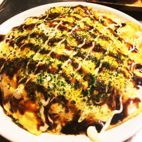 ふわふわたまごの大皿とん平焼き